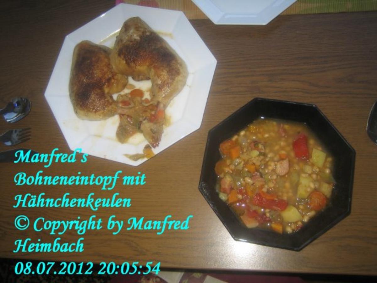 Fleisch - Manfred’s Geflügelbohneneintopf dem Backofen - Rezept