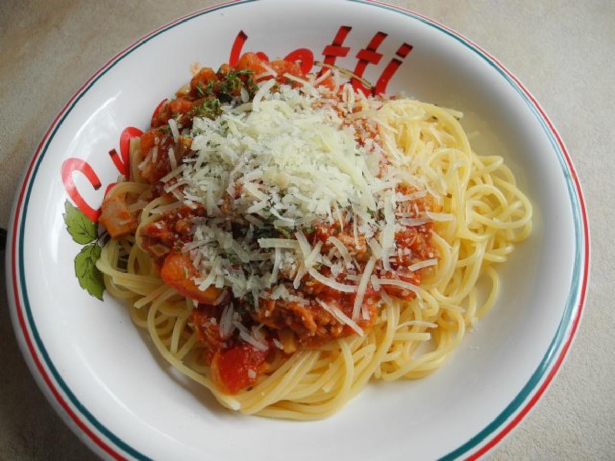 Bilder für Spaghetti al tonno e pomodoro Rezept