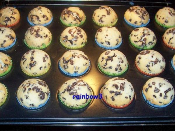 Backen: Stracciatella Mini Muffins - schnell & einfach - von rainbow3 Backen: Stracciatella Mini Muffins - schnell & einfach - von rainbow3