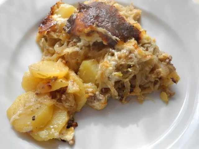 Rezept: Hackfleischauflauf Elsässer Art Bild Nr. 2 Hackfleischauflauf Elsässer Art - Rezept - Bild Nr. 2