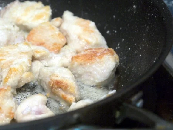 Pfifferling-Hähnchen-Pfanne - Rezept - Bild Nr. 5