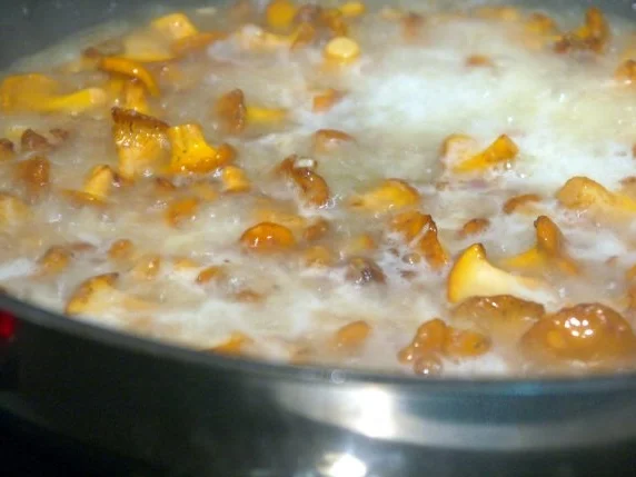 Pfifferling-Hähnchen-Pfanne - Rezept - Bild Nr. 7