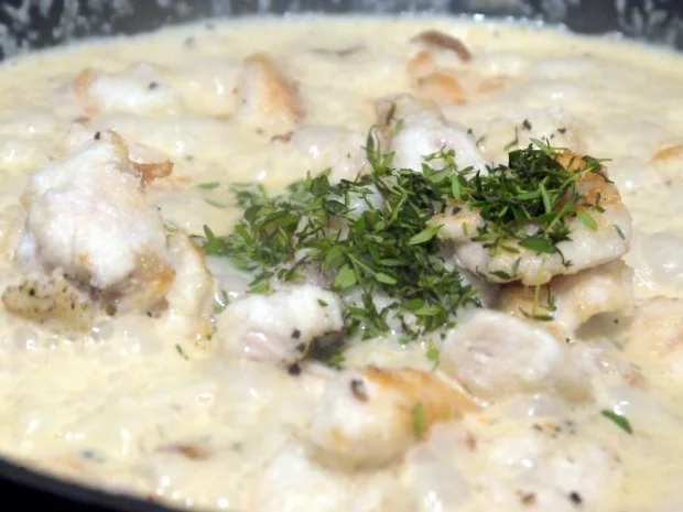 Pfifferling-Hähnchen-Pfanne - Rezept - Bild Nr. 9