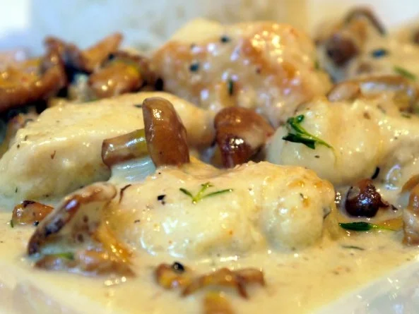 Pfifferling-Hähnchen-Pfanne - Rezept