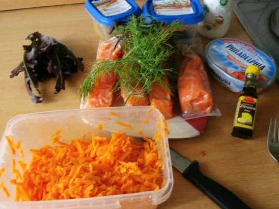 Wildlachs aus dem Paradies  in cremiger Kräutersosse - Rezept - Bild Nr. 2