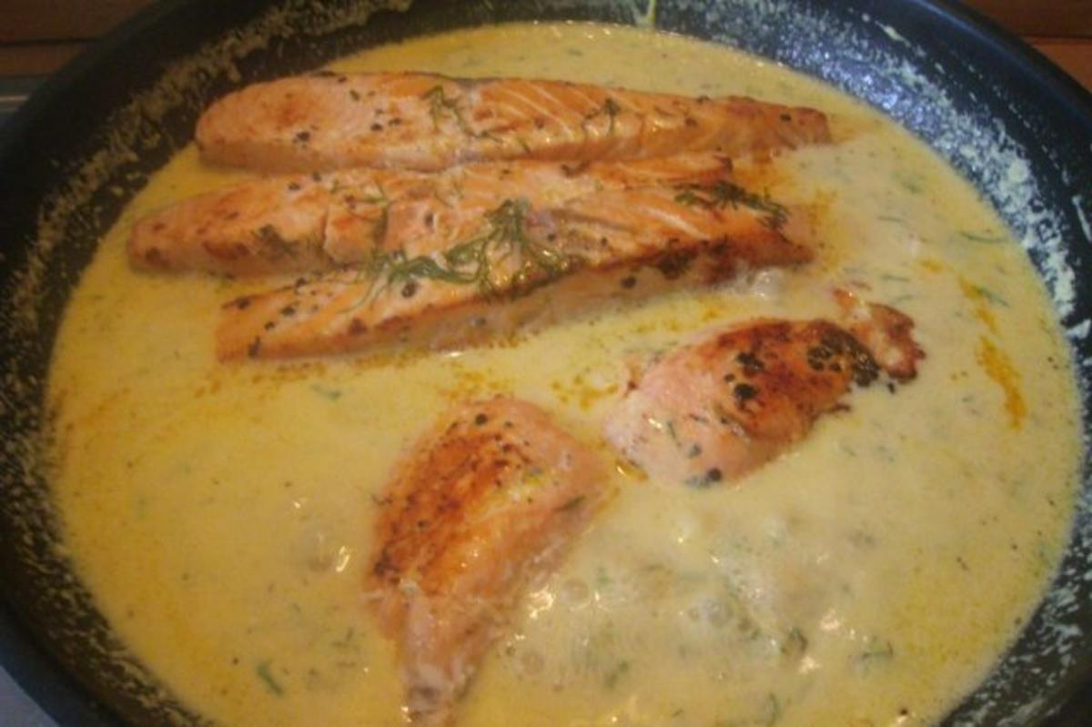 Wildlachs aus dem Paradies  in cremiger Kräutersosse - Rezept - Bild Nr. 9