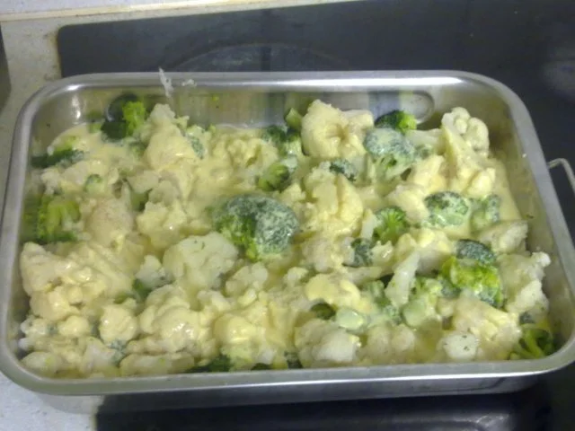 Rezept: Blumenkohl - Broccoli - Auflauf Bild Nr. 4 Blumenkohl - Broccoli - Auflauf - Rezept - Bild Nr. 4