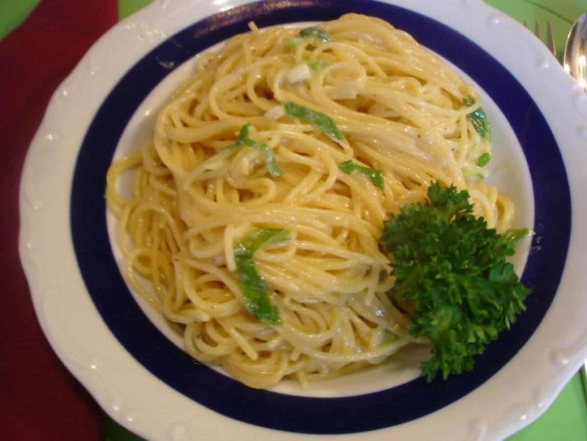 Gorgonzola – Spaghettini - Rezept