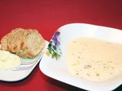 Rezept: Kรคse-Lauch-Suppe mit selbstgemachtem Brot, dazu Krรคuterbutter Kรคse-Lauch-Suppe mit selbstgemachtem Brot, dazu Krรคuterbutter - Rezept