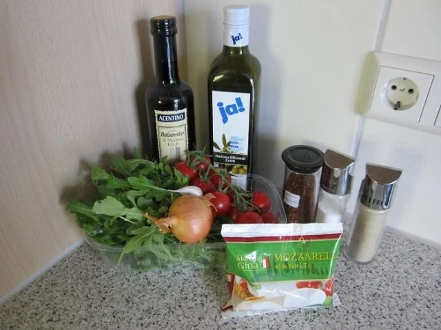 Rucola-Mozzarella-Salat - Rezept - Bild Nr. 2