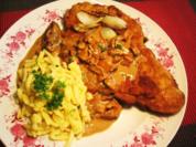 Rezept: Jägerschnitzel von der Pute ... Jägerschnitzel von der Pute ... - Rezept