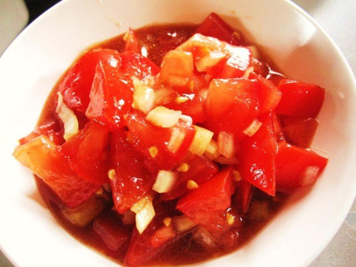 Tomatensalat mit Zwiebeln - Rezept - Bild Nr. 5