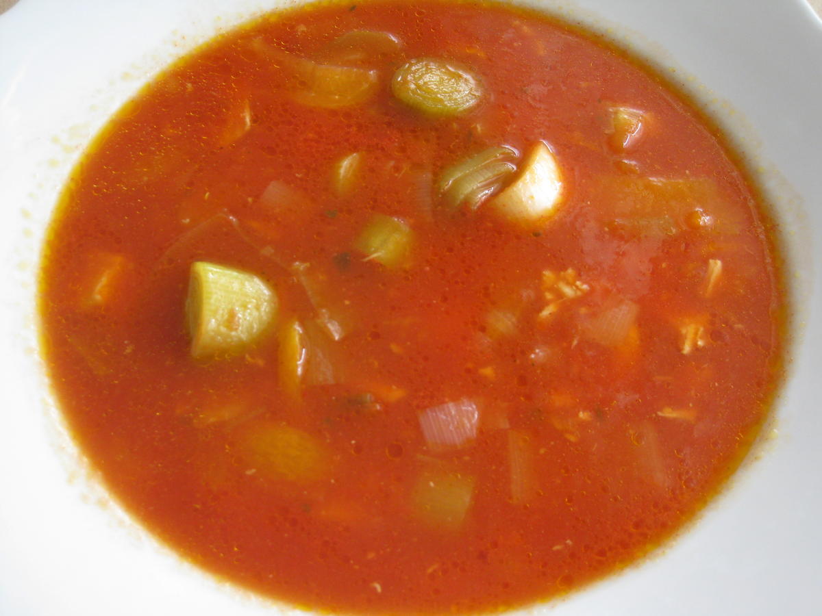 Tomaten-Geflügel-Suppe - Rezept - Bild Nr. 888