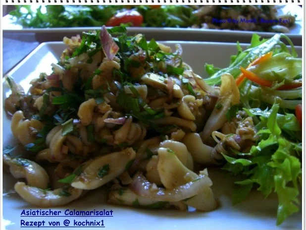 Rezept: Asiatischer Calamarisalat Bild Nr. 2 Asiatischer Calamarisalat - Rezept - Bild Nr. 2
