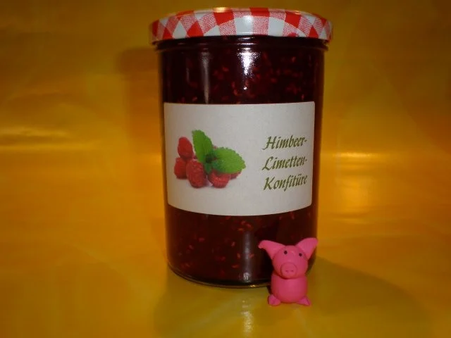Himbeer-Limetten-Konfitüre - Rezept