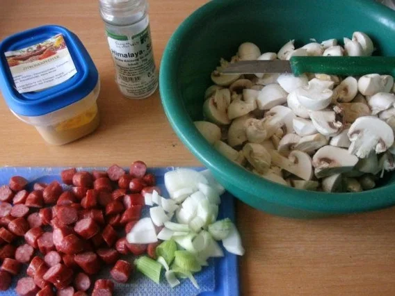 Champignonspfanne  mit Cabanossi - Rezept - Bild Nr. 4