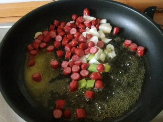 Champignonspfanne  mit Cabanossi - Rezept - Bild Nr. 5