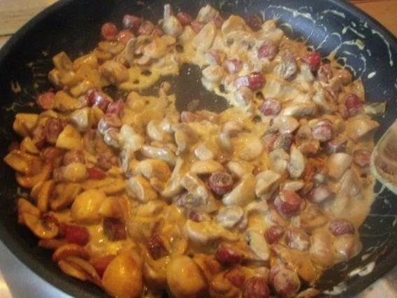 Champignonspfanne  mit Cabanossi - Rezept - Bild Nr. 9