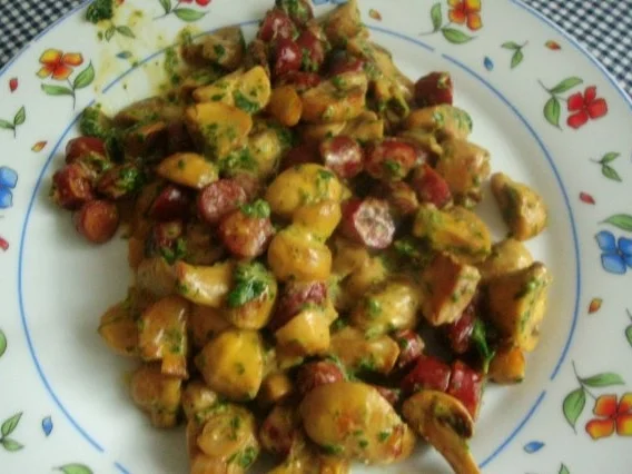 Champignonspfanne  mit Cabanossi - Rezept - Bild Nr. 11