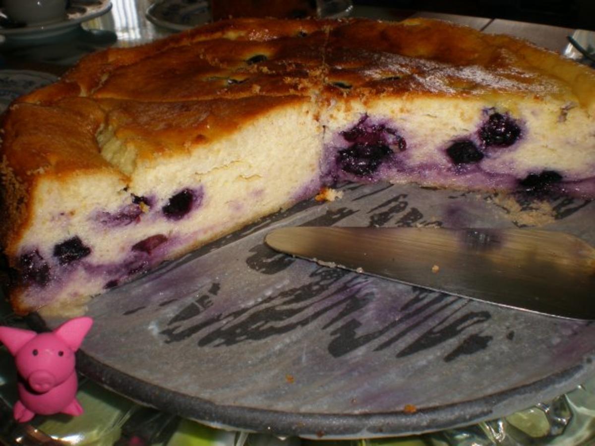 Käsekuchen mit Blaubeeren - Rezept - Bild Nr. 3