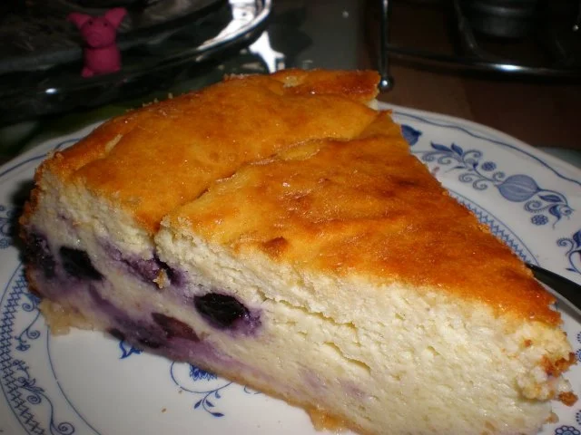 Rezept: Käsekuchen mit Blaubeeren Bild Nr. 4 Käsekuchen mit Blaubeeren - Rezept - Bild Nr. 4