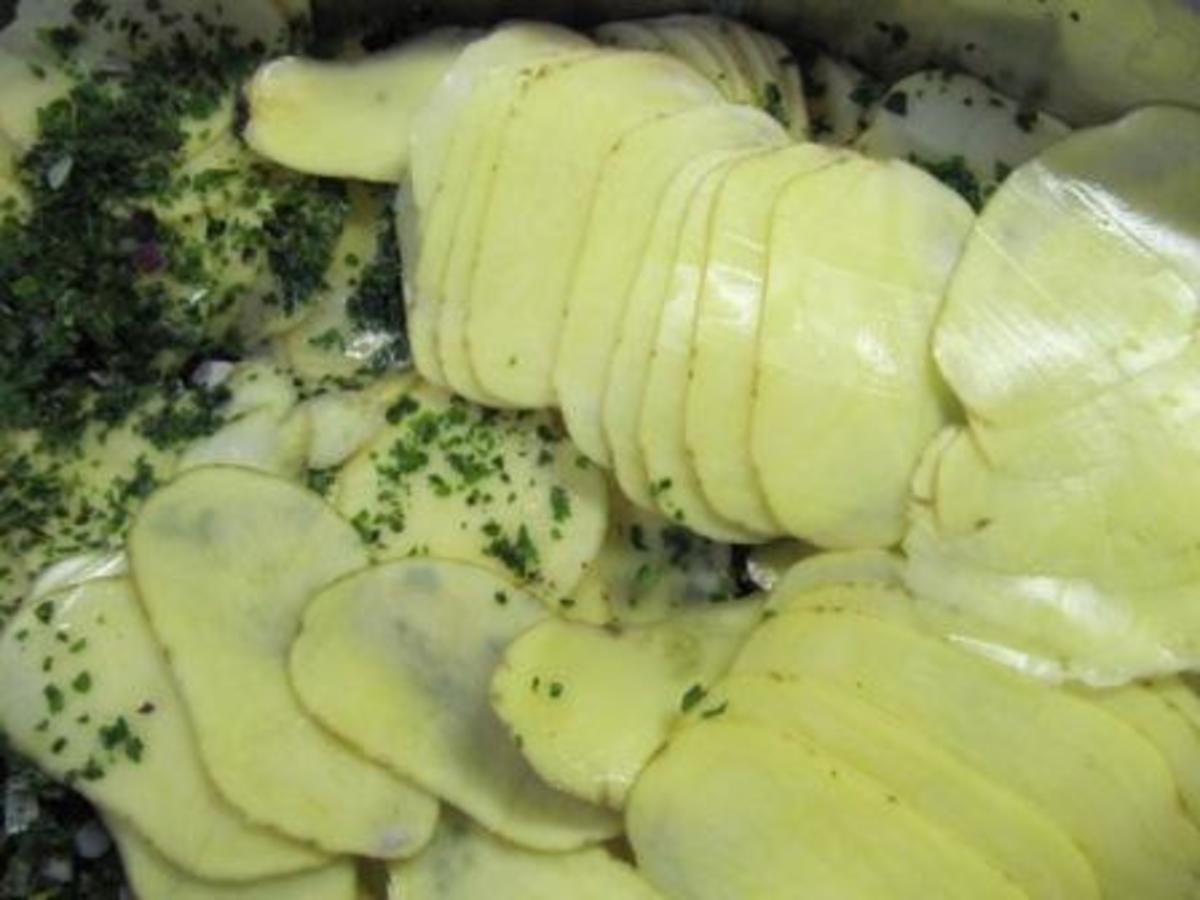 Kartoffel Rohscheiben (5 Varianten) - Rezept - Bild Nr. 13