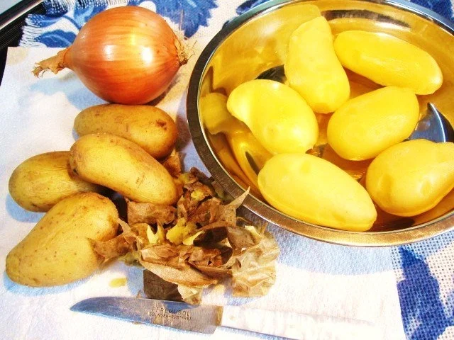 Kartoffelsalat mit grüner Gurke ... - Rezept - Bild Nr. 3