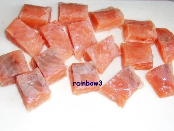 Kochen: Lachs in Käsesauce zu Spaghetti - Rezept - Bild Nr. 2