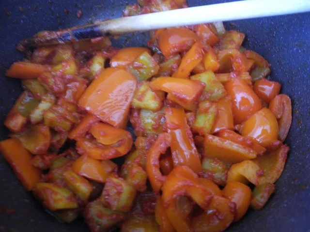 Rezept: Rotbarschragout mit Gurke Bild Nr. 3 Rotbarschragout mit Gurke - Rezept - Bild Nr. 3