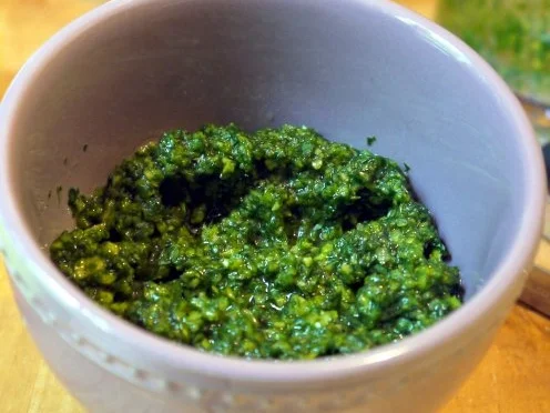 Lachs mit Koriander-Gremolata, Avocado-Kartoffel-Püree und Ofentomaten - Rezept - Bild Nr. 5