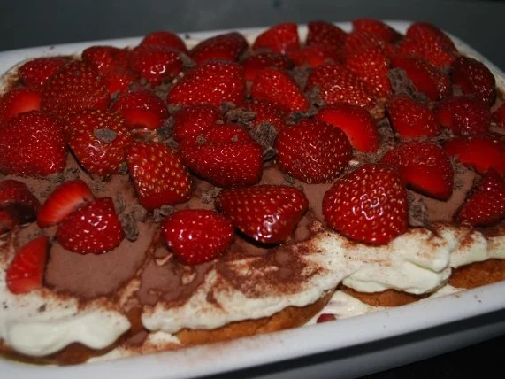 Erdbeer-Tiramisu - Rezept