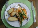 Rosmarinkartoffeln mit gebratenem Gemüse - Rezept