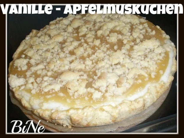 Rezept: BiNe` S VANILLE - APFELMUSKUCHEN BiNe` S VANILLE - APFELMUSKUCHEN - Rezept