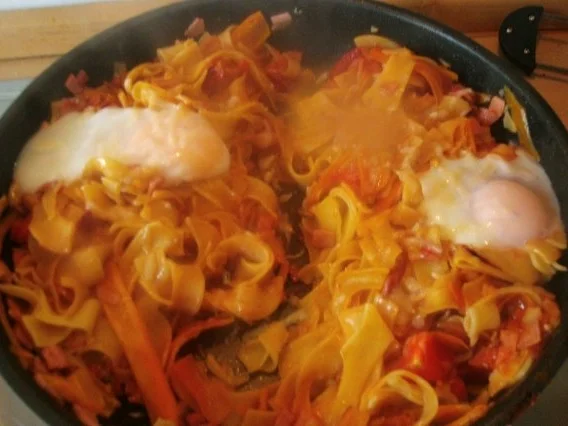 Nudelpfanne mit Spiegelei - Rezept - Bild Nr. 11