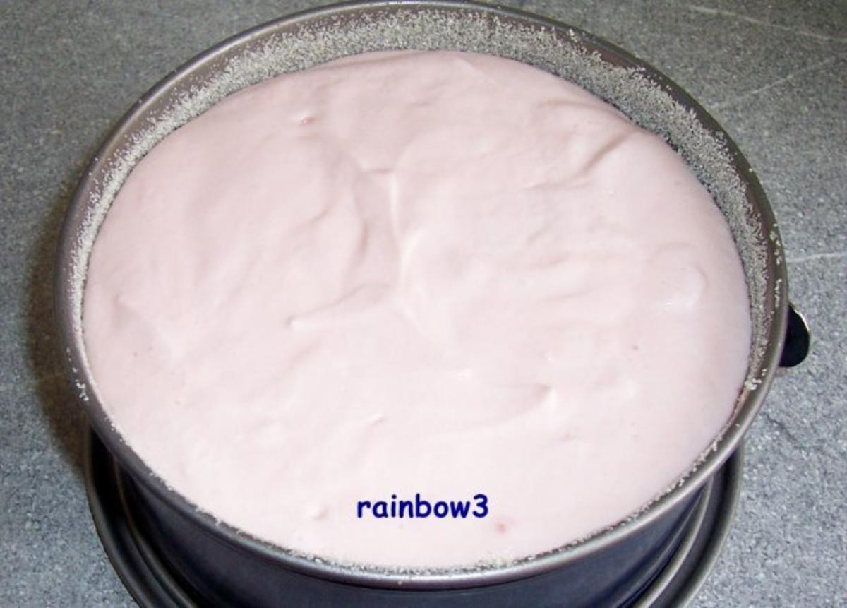 Backen: Mini-Himbeer-Quark-Torte (ohne Boden) - Rezept - Bild Nr. 4