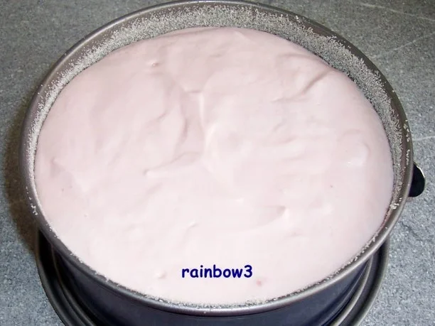 Backen: Mini-Himbeer-Quark-Torte (ohne Boden) - Rezept - Bild Nr. 4