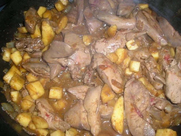 Rezept: Putenleberragout mit Kartoffeln Bild Nr. 5 Putenleberragout mit Kartoffeln - Rezept - Bild Nr. 5