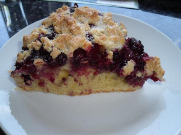 Eierlikör Heidelbeerkuchen mit Orangenstreuseln - einfach - von Sri_Devi Eierlikör Heidelbeerkuchen mit Orangenstreuseln - einfach - von Sri_Devi