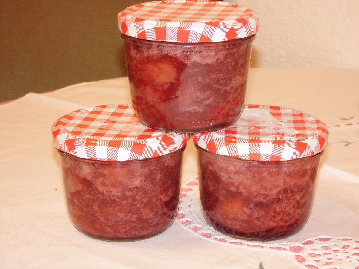 Erdbeer-Banane-Vanille-Marmelade - Rezept - Bild Nr. 6