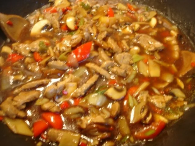 Rezept: Schweinefilet im Wok mit Reis und Salat Bild Nr. 17 Schweinefilet im Wok mit Reis und Salat - Rezept - Bild Nr. 17