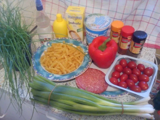 Nudelsalat Spezial - Rezept