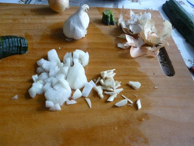 Rezept: Penne mit Tomate und Zucchini Bild Nr. 4 Penne mit Tomate und Zucchini - Rezept - Bild Nr. 4