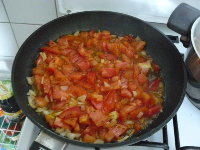 Rezept: Penne mit Tomate und Zucchini Bild Nr. 6 Penne mit Tomate und Zucchini - Rezept - Bild Nr. 6