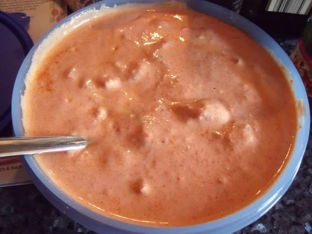 Chicken-Nuggets mit Paprika-Dip; Hühnchen- bzw. Fleischgericht - Rezept - Bild Nr. 3