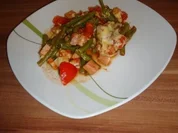 Kassler-Auflauf mit Buschbohnen und Tomaten - Rezept