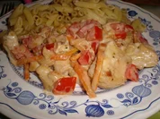 Rezept: Hähnchengeschnetzeltes Mailänder Art Hähnchengeschnetzeltes Mailänder Art - Rezept