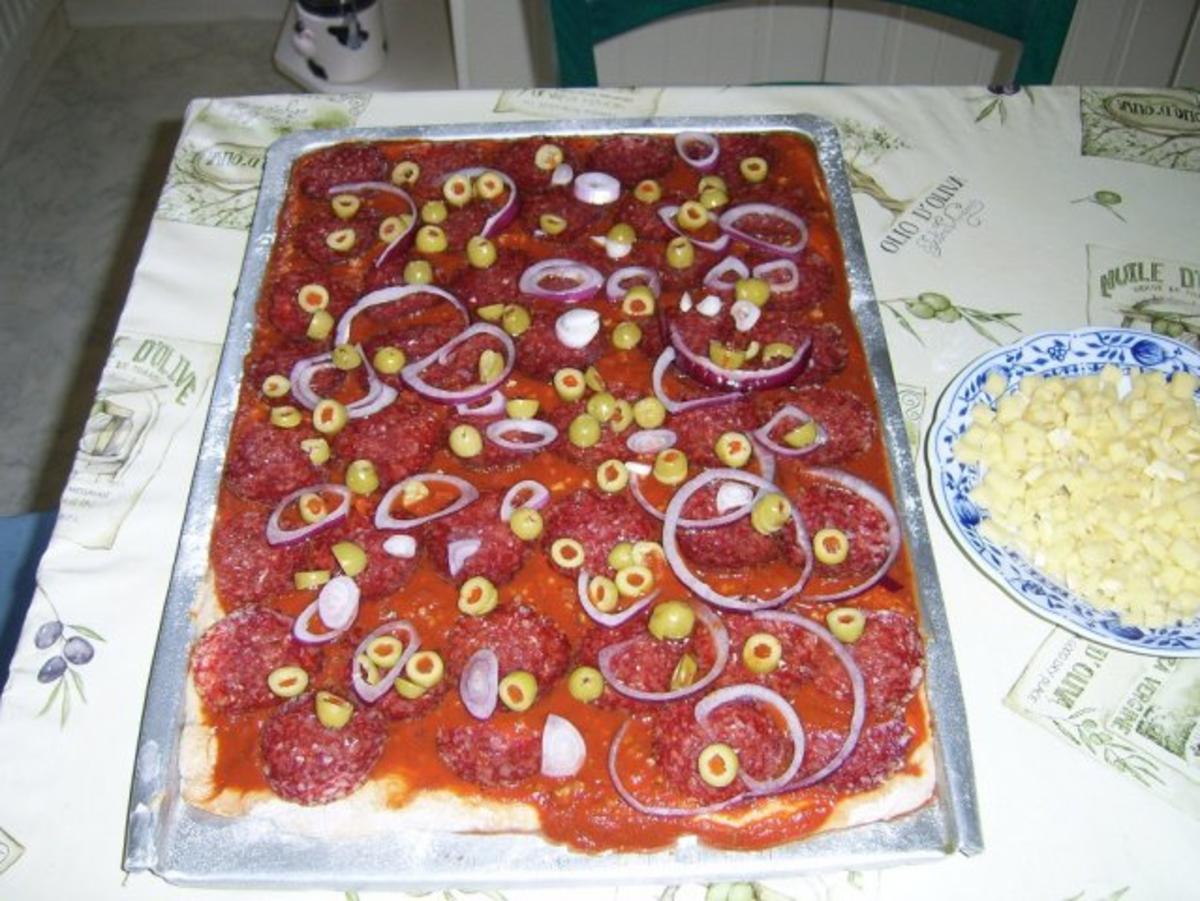 Ofenblechpizza für Holzbackofen! - Rezept - Bild Nr. 6