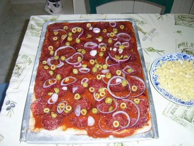 Ofenblechpizza für Holzbackofen! - Rezept - Bild Nr. 6