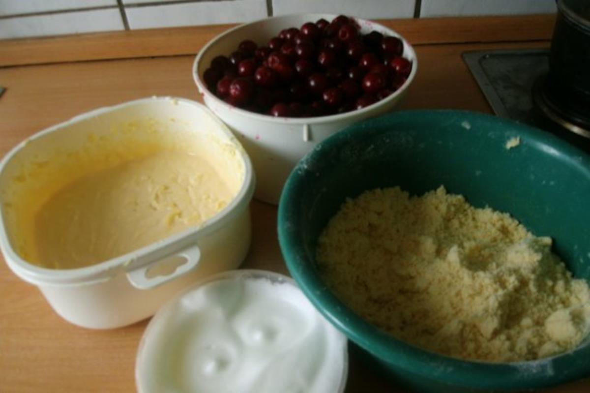 Kirsch-Käse Streuselkuchen - Rezept - Bild Nr. 5