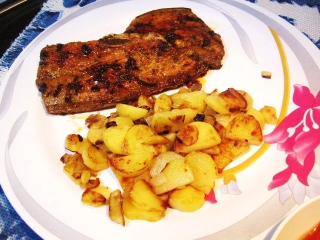 Rezept: Marinierte Schweinebauchscheiben ... Marinierte Schweinebauchscheiben ... - Rezept